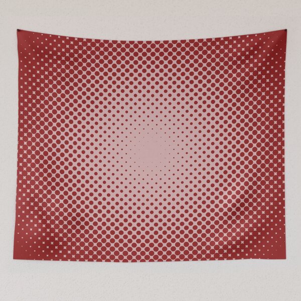 Item preview, Stylish Halftone Dots, red pink designed and sold by markeralchemy.