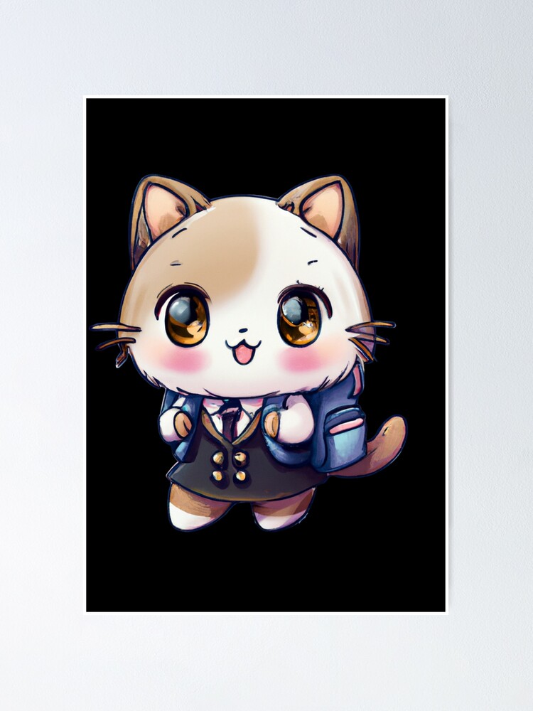 Chibi Anime Full Color Funny Cats 3d Blendr Cute Soft Kawaii Japanese  Aesthetic 8K DEFINITION · Creative Fabrica