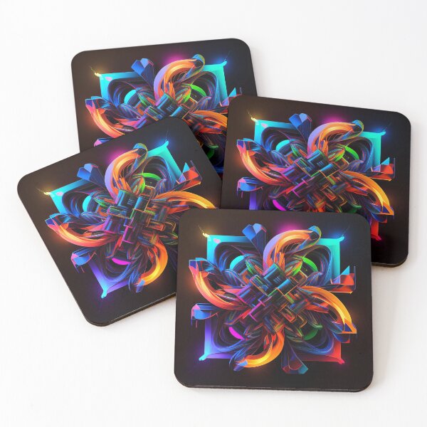 Item preview, Futuristic Colorful Flower designed and sold by Visual Foundry.