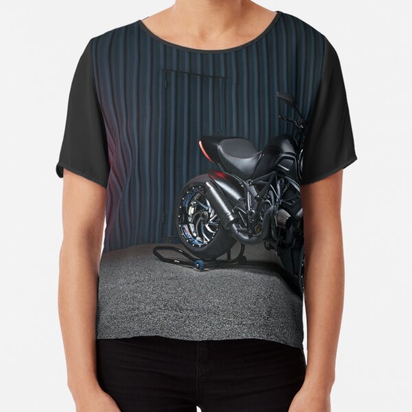 DUCATI Grey Lights X-Diavel Damen T-Shirt Top LADY schwarz NEU !! 
