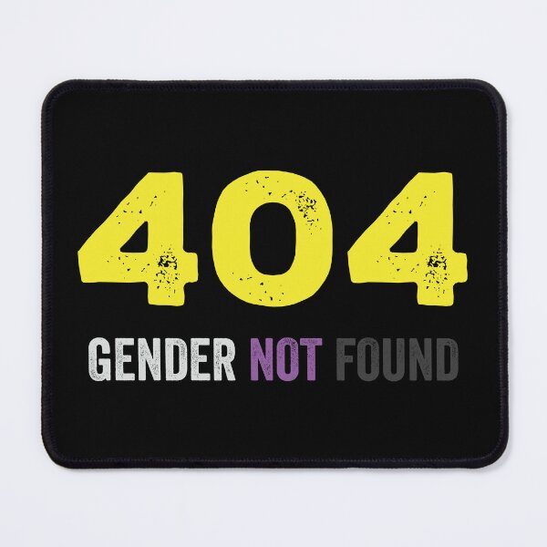 Item preview, 404 Gender Not Found Non Binary Pride Nonbinary NB Enby designed and sold by Queer Pride Shop.