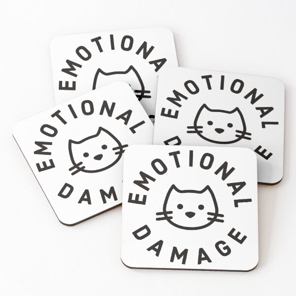Item preview, Emotional Damage cat lover joke gift for a laugh designed and sold by GeoffBeattie.