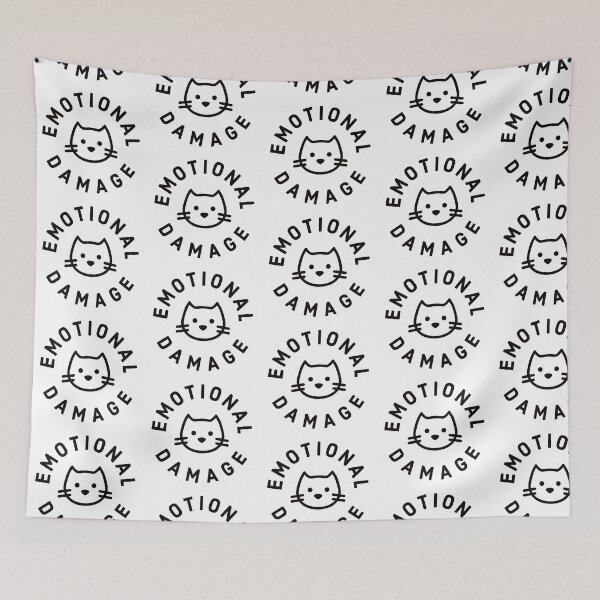 Item preview, Emotional Damage cat lover joke gift for a laugh designed and sold by GeoffBeattie.