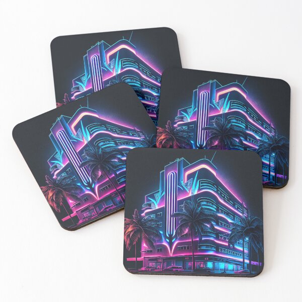 Item preview, Futuristic Neon Hotel designed and sold by Visual Foundry.