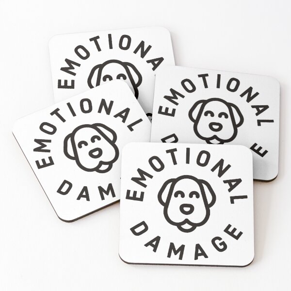 Item preview, Emotional Damage dog lover joke gift for a laugh designed and sold by GeoffBeattie.