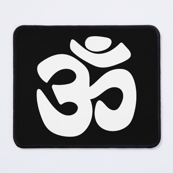 Item preview, Om Aum Ohm Sanskrit symbol White designed and sold by wordznart.