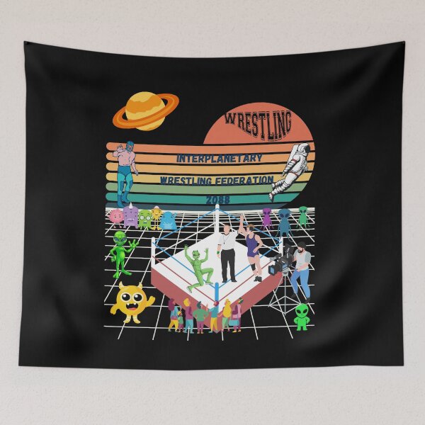 Item preview, Interplanetary Wrestling Federation 2088 designed and sold by CannyGoods.