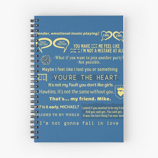 Item preview, Byler Quotes Collage designed and sold by humnoo.