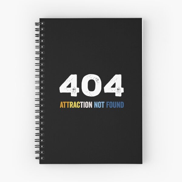 Item preview, 404 Attraction Not Found Funny Aroace Error Message Aro LGBT designed and sold by Queer Pride Shop.