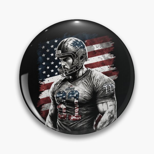 Item preview, American Football Player Usa Flag designed and sold by druckfun.