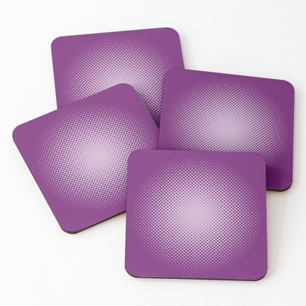 Item preview, Stylish Halftone Dots, purple designed and sold by markeralchemy.