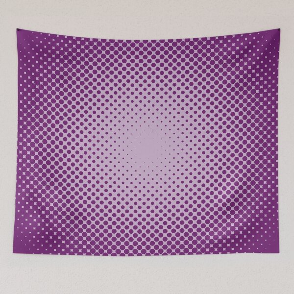Item preview, Stylish Halftone Dots, purple designed and sold by markeralchemy.