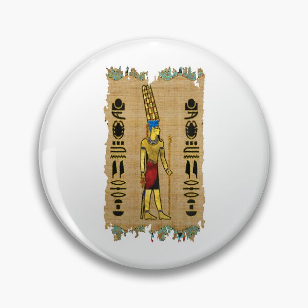 Item preview, egyptian amun ra   amun re ornament on papyrus designed and sold by Elliettelegaspi.