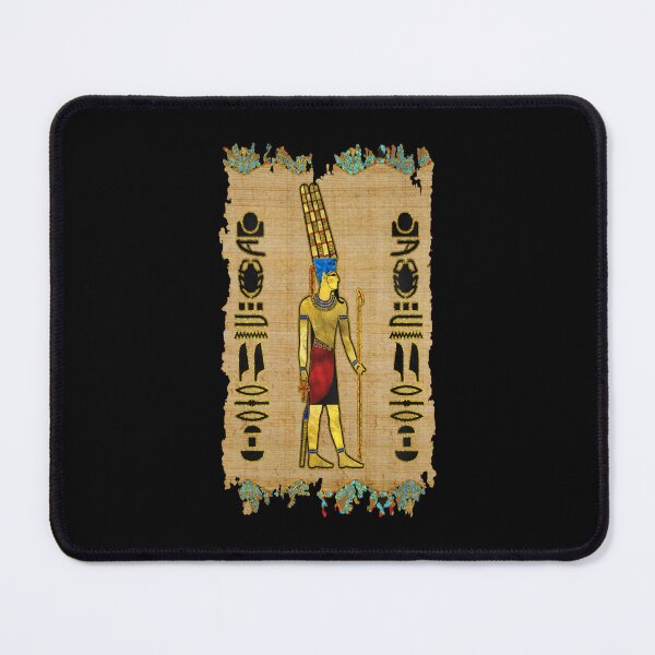 Item preview, egyptian amun ra   amun re ornament on papyrus designed and sold by Elliettelegaspi.