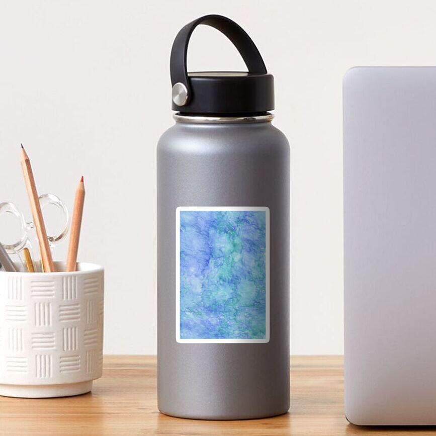 Watercolor Swirls Sticker