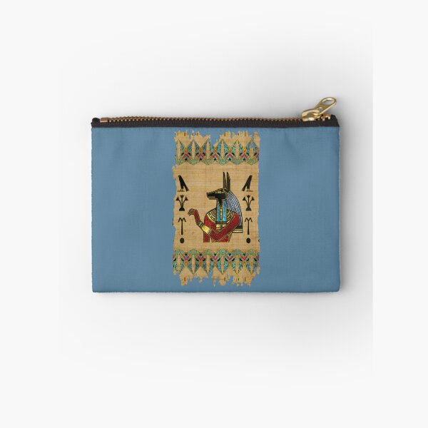 Item preview, egyptian anubis ornament on papyrus designed and sold by Elliettelegaspi.