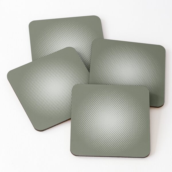 Item preview, Stylish Halftone Dots, army green designed and sold by markeralchemy.