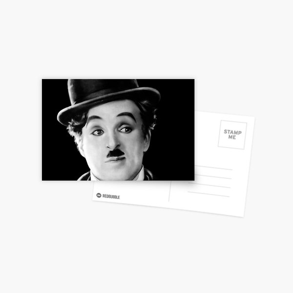 Chaplin Up Close Postcard