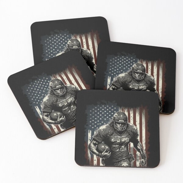 Item preview, American Football Player Usa Flag designed and sold by druckfun.
