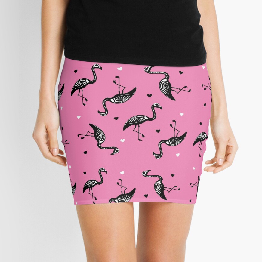 Pink Skelingo Mini Skirt