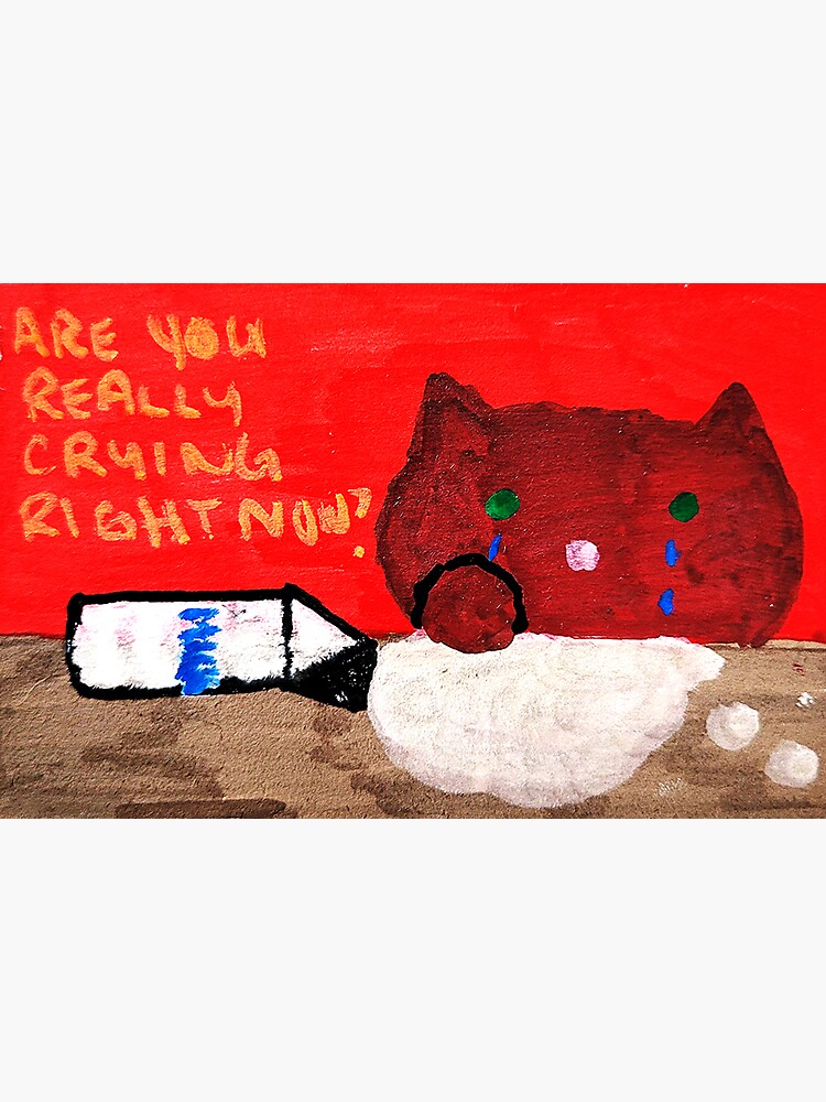 Thumbnail 3 of 3, Sticker, Crying over spilled milk designed and sold by aggiepanda.