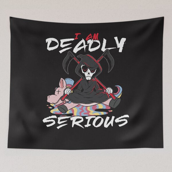 Item preview, Dead serious - funny saying designed and sold by ChrisFeil.