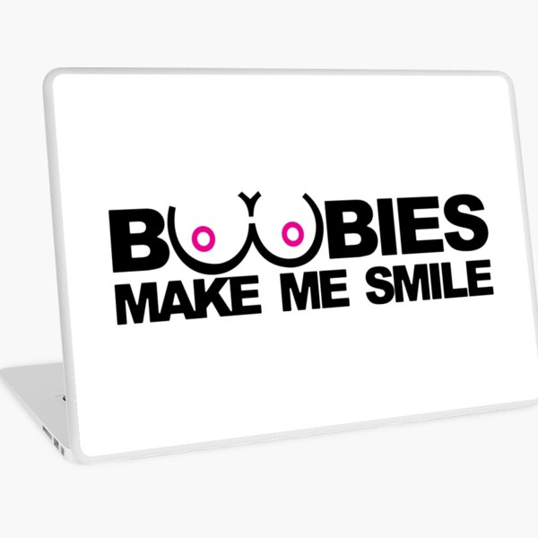 Boobs Make Me Smile! - Boobs - Sticker