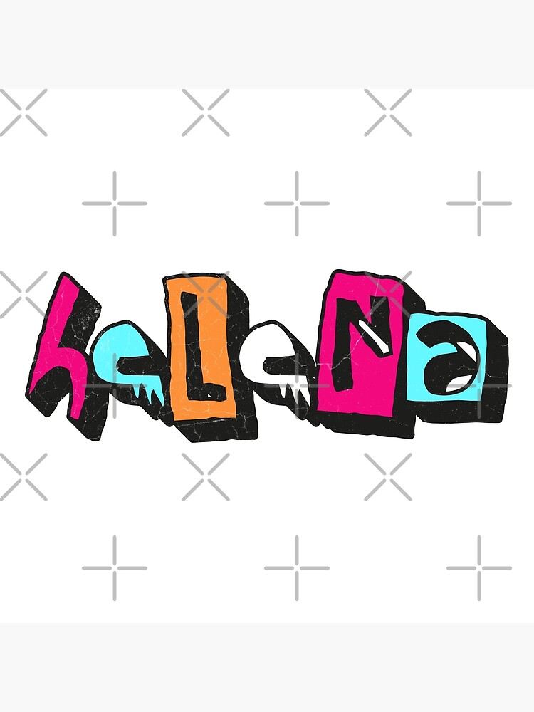 HELENA Custom Text Birthday Name