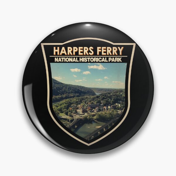Item preview, Harpers Ferry National Historical Park Travel Art Badge designed and sold by KrisSidDesigns.