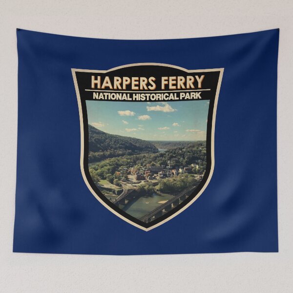 Item preview, Harpers Ferry National Historical Park Travel Art Badge designed and sold by KrisSidDesigns.