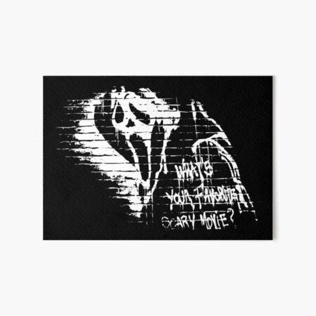 Scary Ghost Scary Ghost Face Art Board Print for Sale by anatim33