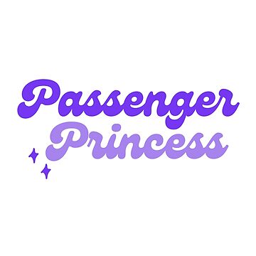 passenger princess blue Sticker for Sale by Luxuradesign