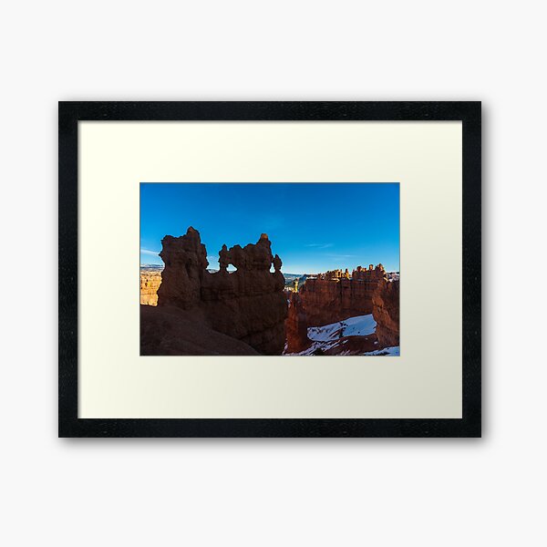 Bryce Canyon Hoodoos and Windows Framed Art Print