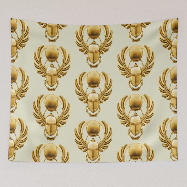 Item preview, gold egyptian scarab designed and sold by Elliettelegaspi.