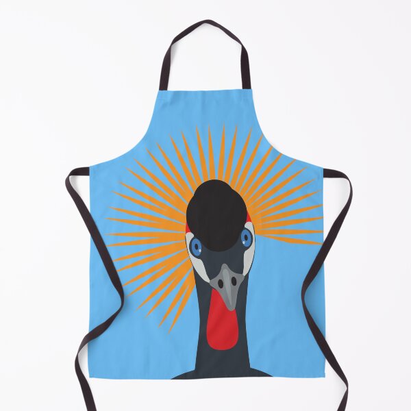Item preview, Grey Crowned Crane African Bird Portrait designed and sold by Anna Lemos.