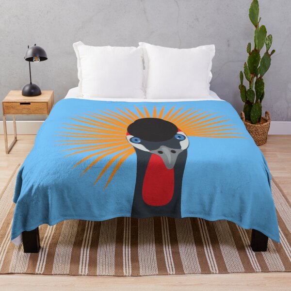 Item preview, Grey Crowned Crane African Bird Portrait designed and sold by Anna Lemos.