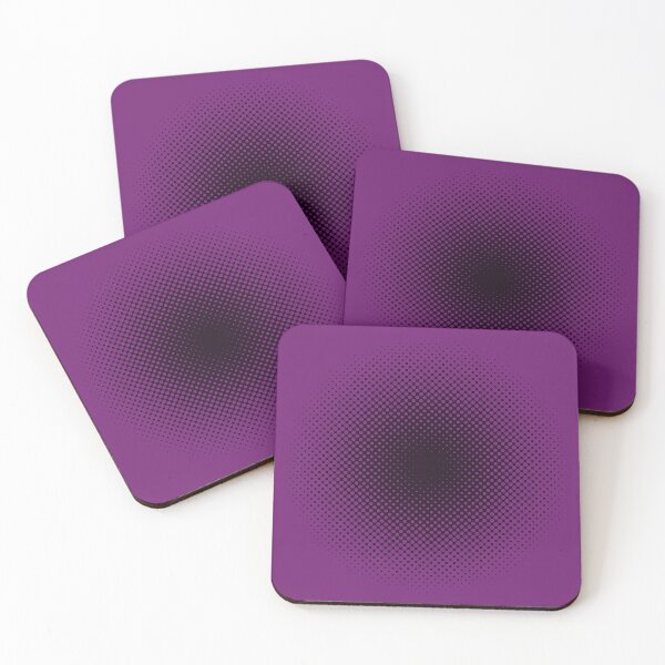 Item preview, Stylish Halftone Dots Dark, purple designed and sold by markeralchemy.