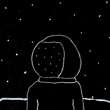 Artwork thumbnail, self portrait of a space dude by aggiepanda