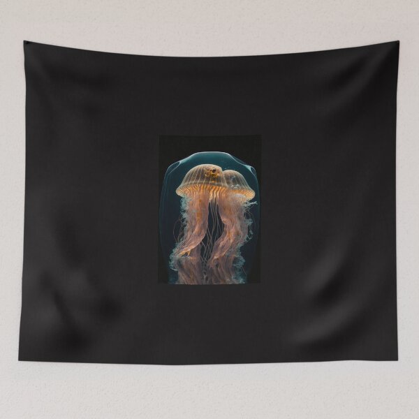 Item preview, Jellyfish Fantasy: A mesmerizing display of oceanic art designed and sold by AstralArtisan.
