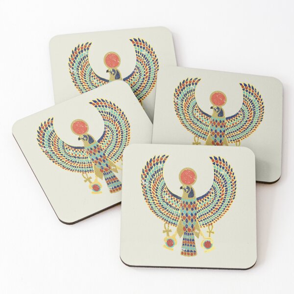 Item preview, horus ancient egyptian falcon hieroglyph archaeology design designed and sold by Elliettelegaspi.