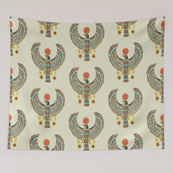 Item preview, horus ancient egyptian falcon hieroglyph archaeology design designed and sold by Elliettelegaspi.