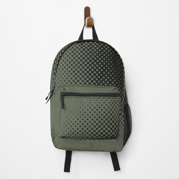 Item preview, Stylish Halftone Dots Dark, army green designed and sold by markeralchemy.