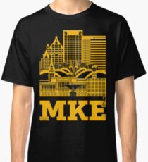 "Milwaukee Squared" Skyline UWM GOLD Classic T-Shirt