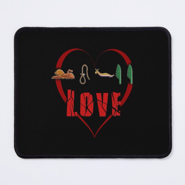 Item preview, love and hearts in hieroglyphic language designed and sold by Elliettelegaspi.
