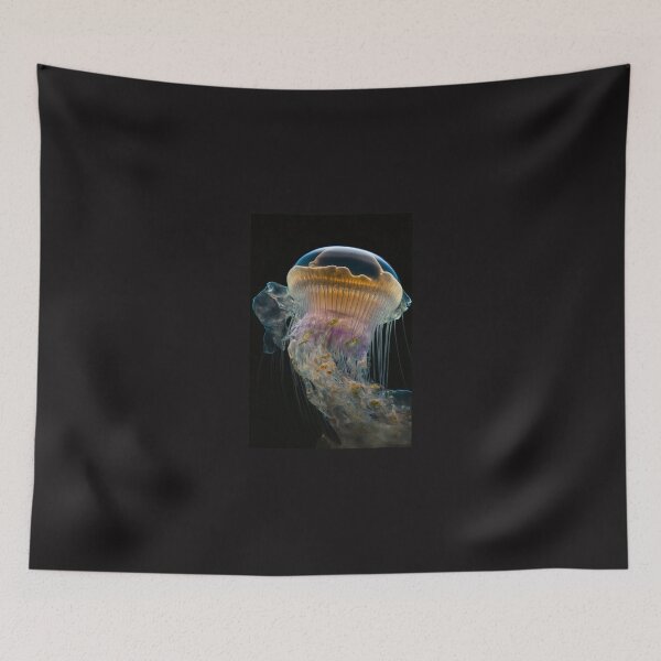 Item preview, Jellyfish Illusion: An intriguing display of oceanic art designed and sold by AstralArtisan.