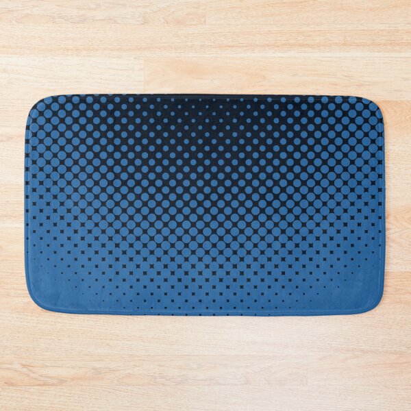 Item preview, Stylish Halftone Dots Dark, blue designed and sold by markeralchemy.