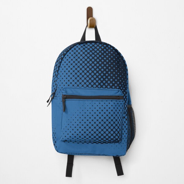 Item preview, Stylish Halftone Dots Dark, blue designed and sold by markeralchemy.