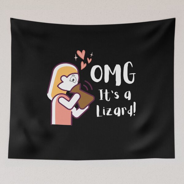 Item preview, OMG Oh My God its a Lizard designed and sold by It's On Backwards.
