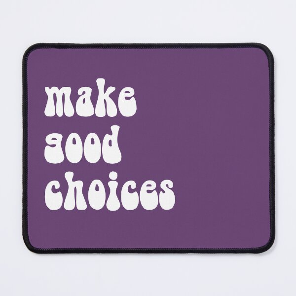 Item preview, Copy of Copy of Make Good Choices | dark purple | 70s Style Sticker designed and sold by meandmissb.