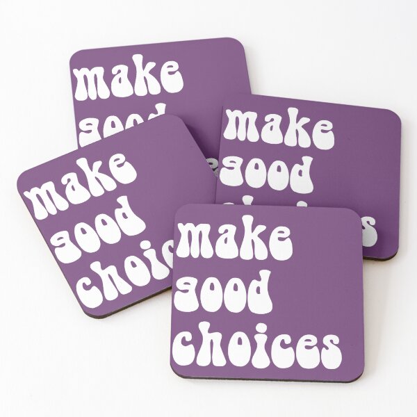 Item preview, Copy of Copy of Make Good Choices | dark purple | 70s Style Sticker designed and sold by meandmissb.